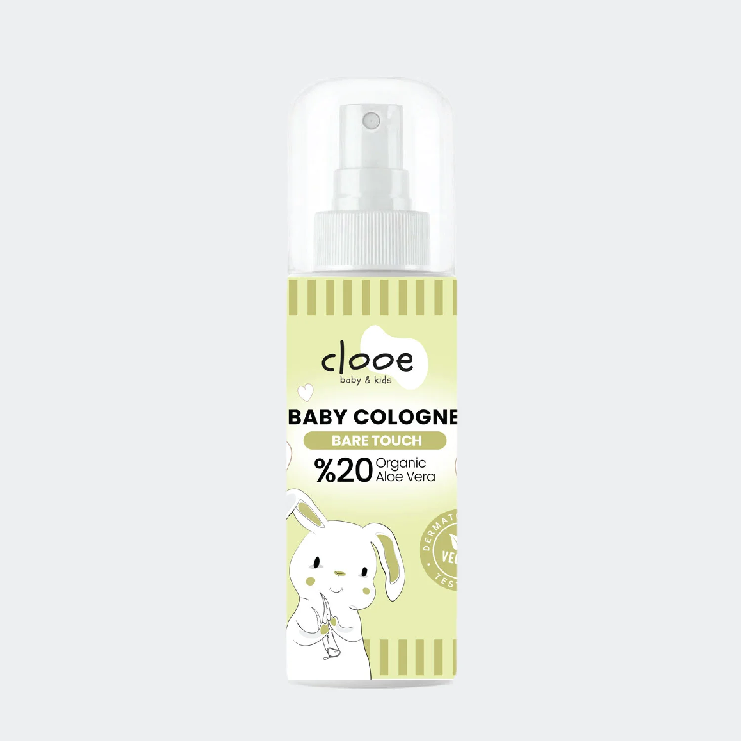 bare-t-150 Bebek Kolonyası Bare Touch 150 ml - Hafif ve Ferah Notalı - Organik Aloe Vera Özlü - Vegan - Hızlı Kuruyan - Görsel 1