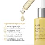 3'lü Yüz Bakım Serum Seti - Kolajen Serum - Yaşlanma Karşıtı Anti-Aging Serum - Yoğun Nem Serumu - Görsel 4